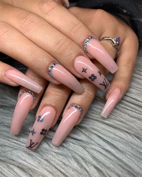 louis vuitton nail design|louis vuitton red bottom nails.